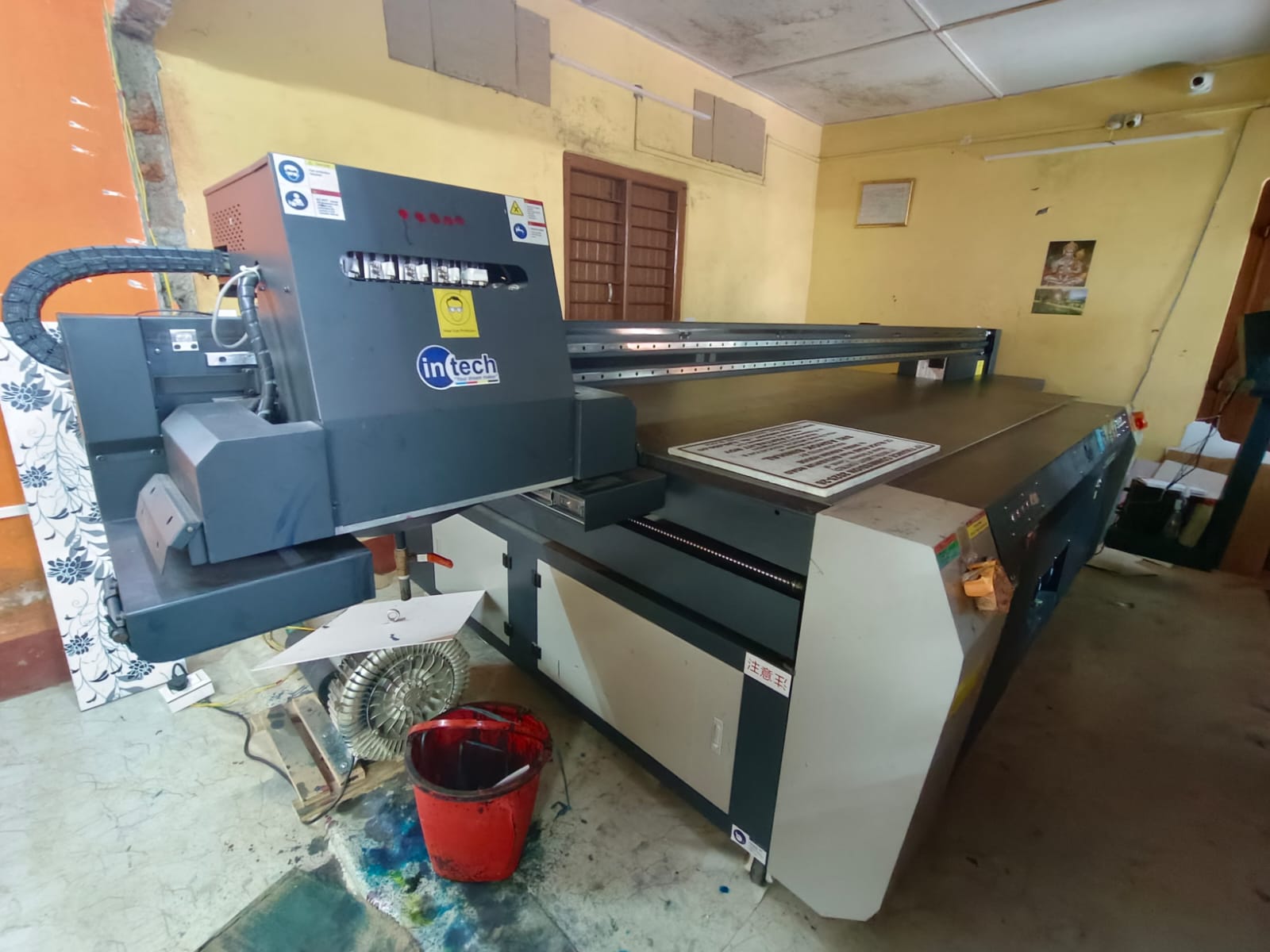Our UV flatbed printer